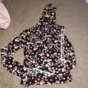 Women’s/Girls floral print crop top